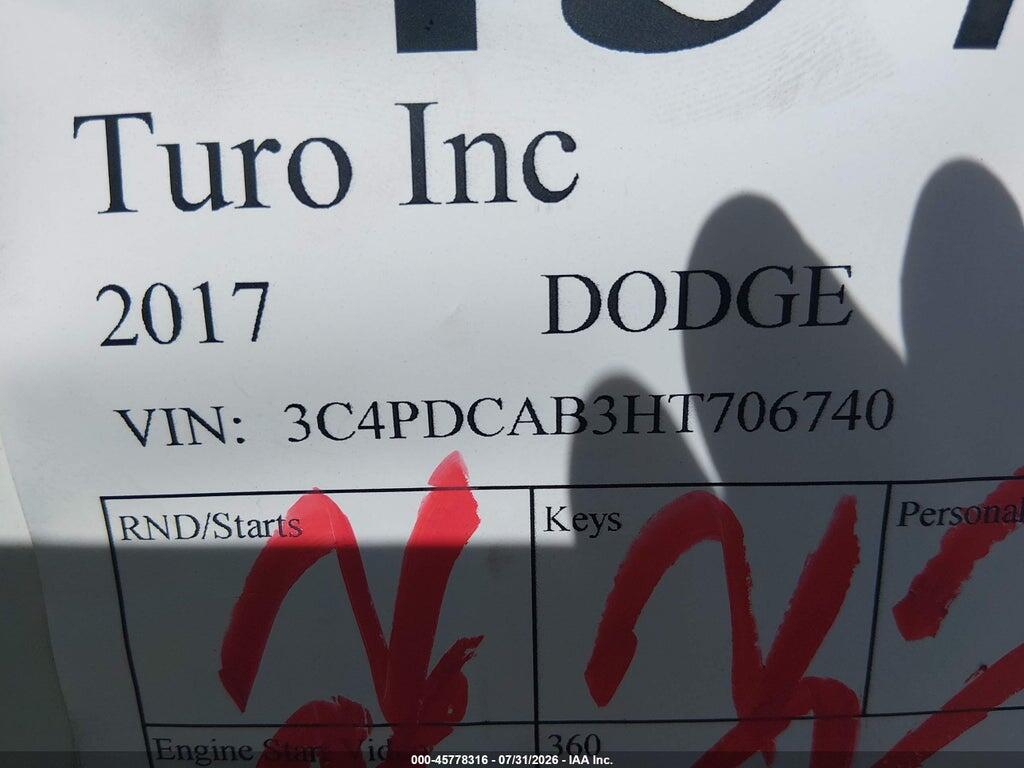 3C4PDCAB3HT706740 2017 DODGE JOURNEY photo no. 9