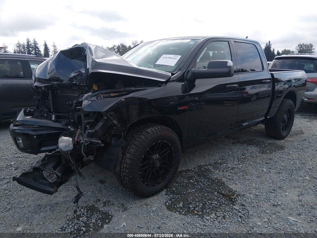 1C6RR7LM0JS353243 2018 RAM 1500 photo no. 2