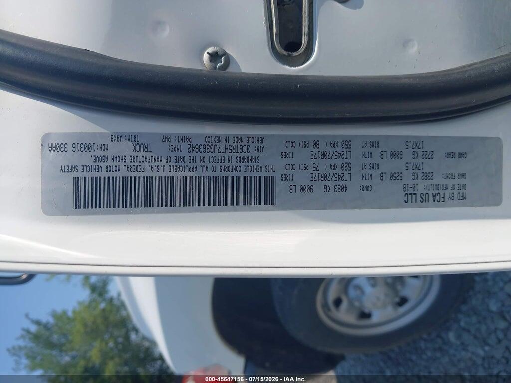 3C6TR5HT7JG363642 2018 RAM 2500 photo no. 9