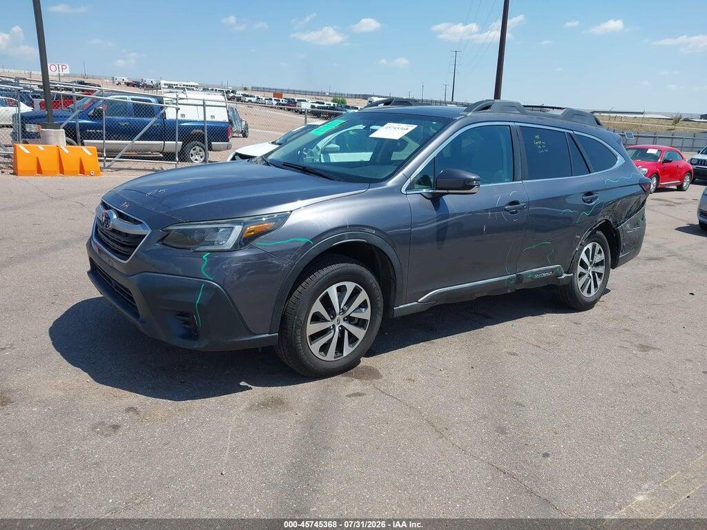 4S4BTAEC3L3221809 2020 SUBARU OUTBACK photo no. 2