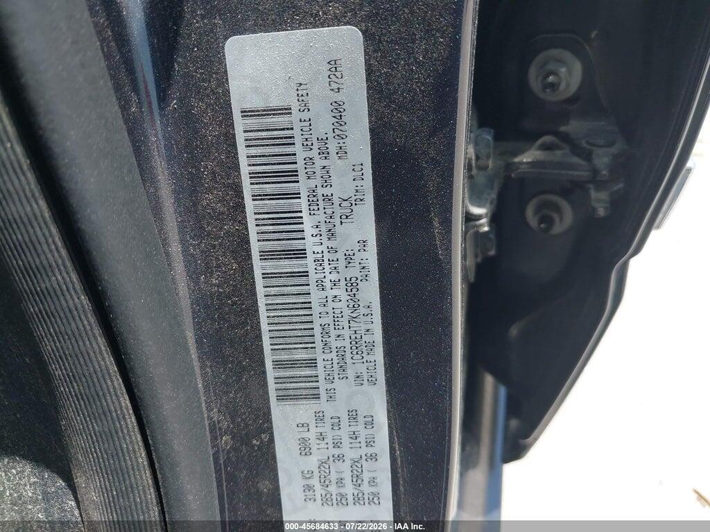 1C6RREHT7KN604585 2019 RAM 1500 photo no. 9