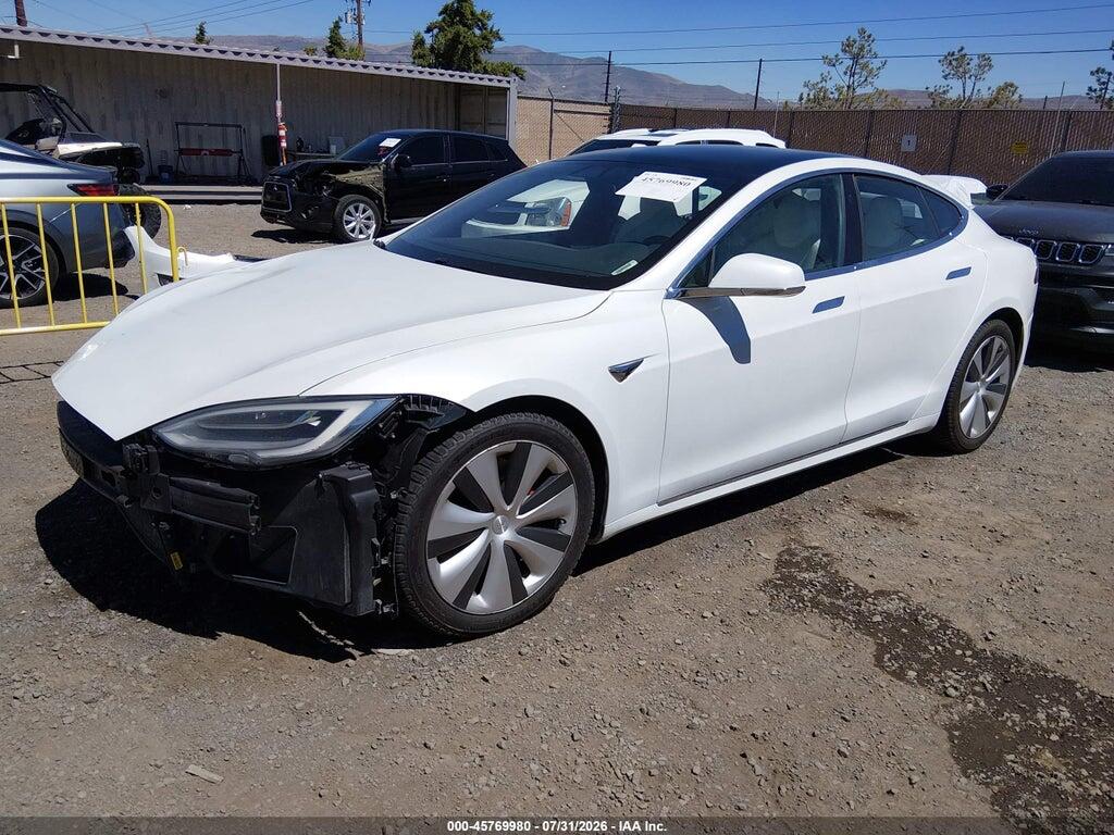 5YJSA1E42LF400655 2020 TESLA MODEL S photo no. 2