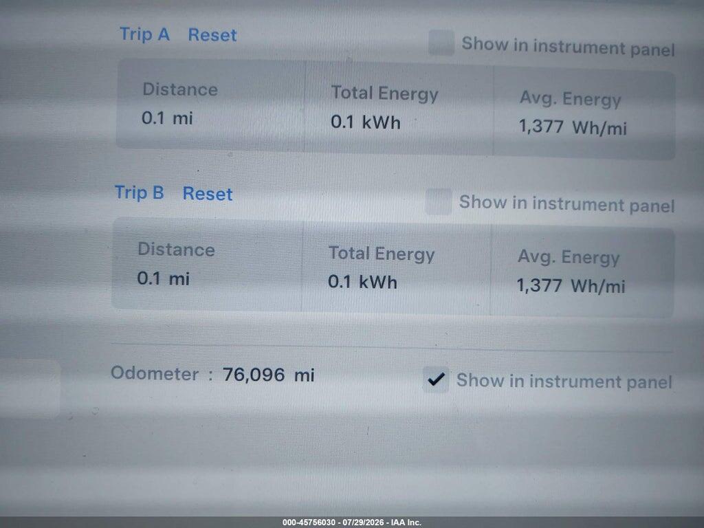5YJXCBE21LF305945 2020 TESLA MODEL X photo no. 7