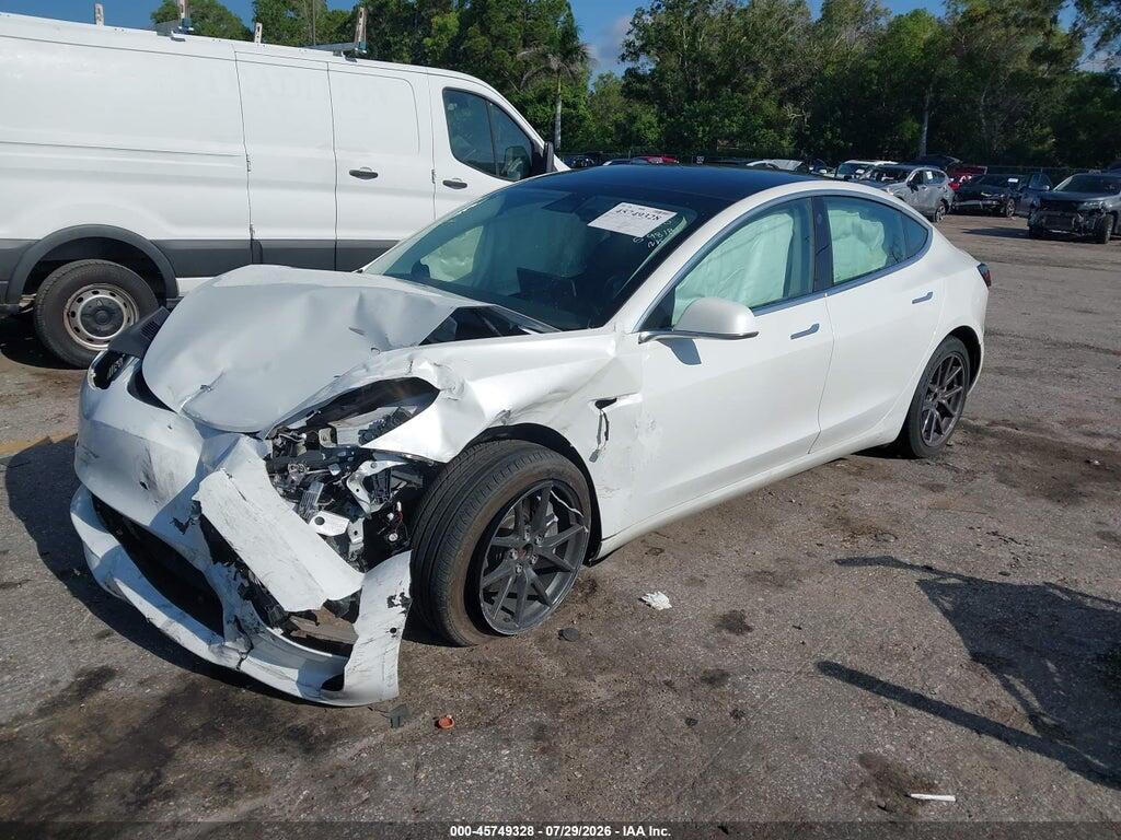 5YJ3E1EA9LF598181 2020 TESLA MODEL 3 photo no. 2