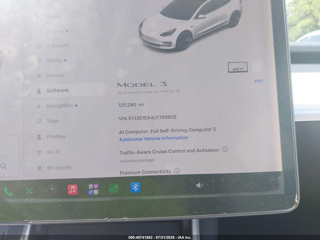 5YJ3E1EA4LF709932 2020 TESLA MODEL 3 photo no. 7
