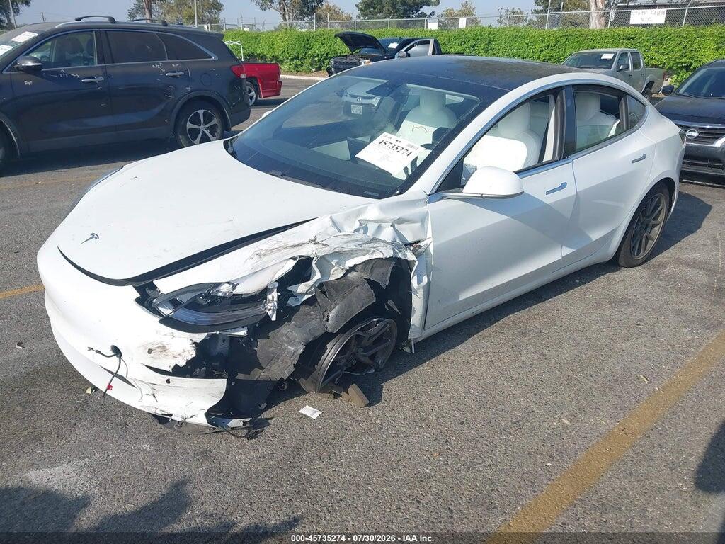 5YJ3E1EB9LF606885 2020 TESLA MODEL 3 photo no. 2