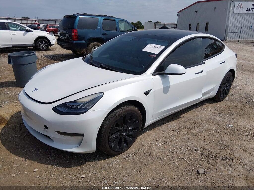 5YJ3E1EA9LF737080 2020 TESLA MODEL 3 photo no. 2