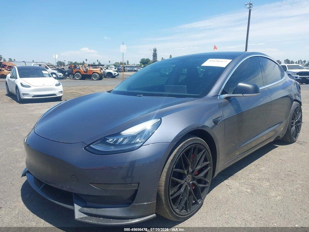 5YJ3E1EB7LF710677 2020 TESLA MODEL 3 photo no. 2