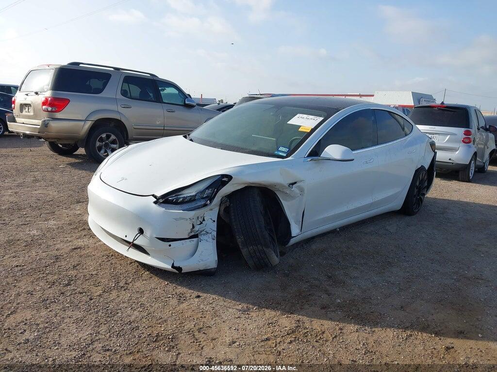 5YJ3E1EA3LF616013 2020 TESLA MODEL 3 photo no. 2