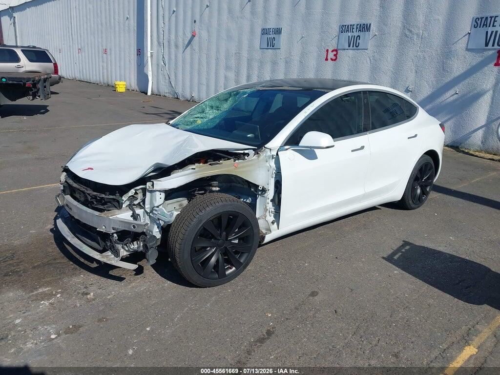 5YJ3E1EA7LF613194 2020 TESLA MODEL 3 photo no. 2