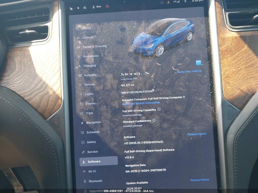 5YJXCDE24LF233327 2020 TESLA MODEL X photo no. 7