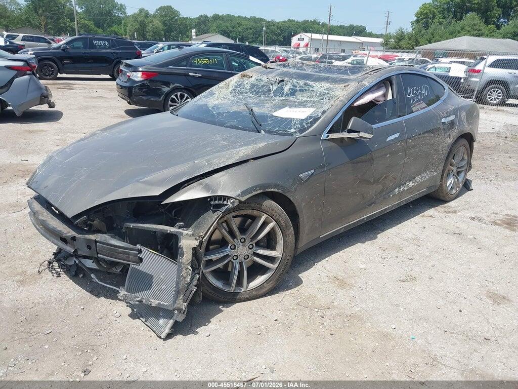 5YJSA1E28FF118801 2015 TESLA MODEL S photo no. 2