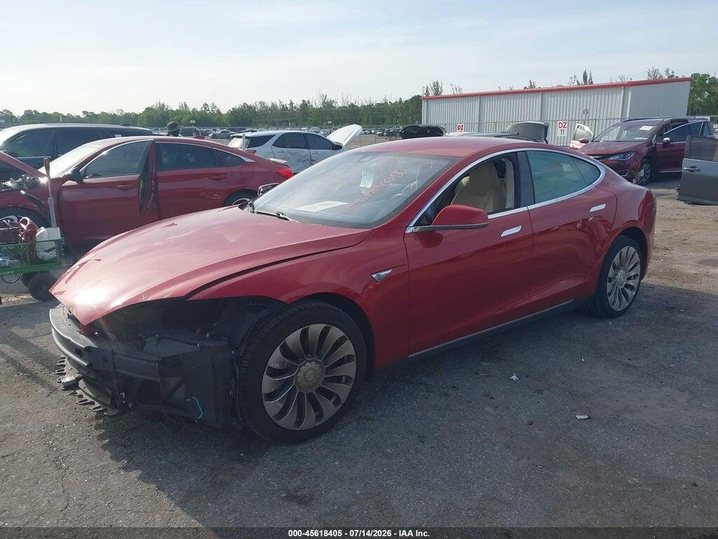 5YJSA1S21FF081871 2015 TESLA MODEL S photo no. 2