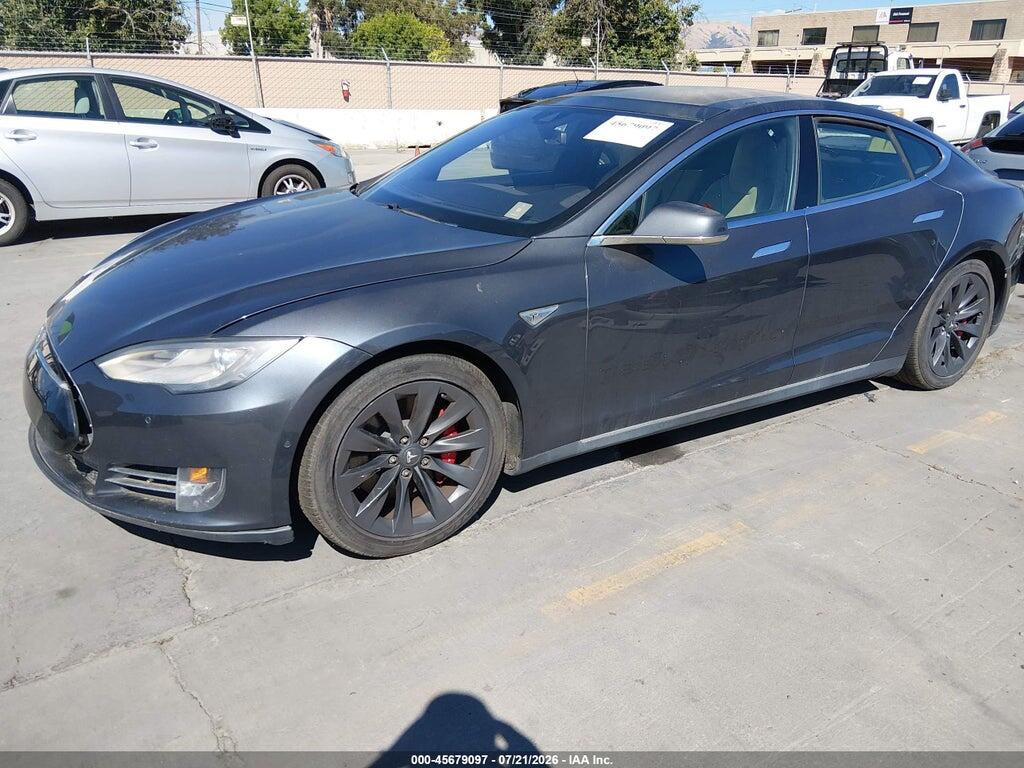 5YJSA1E44FF103892 2015 TESLA MODEL S photo no. 2