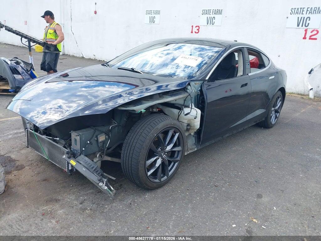 5YJSA1H22FF087976 2015 TESLA MODEL S photo no. 2