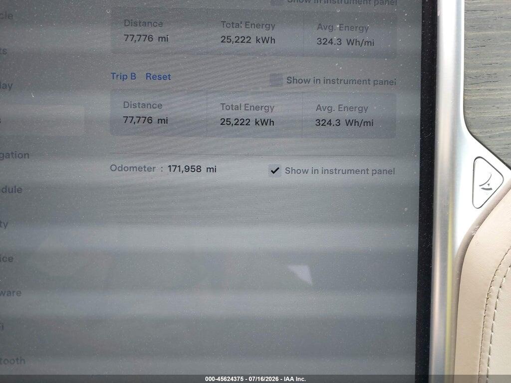 5YJSA1E22FF118471 2015 TESLA MODEL S photo no. 7