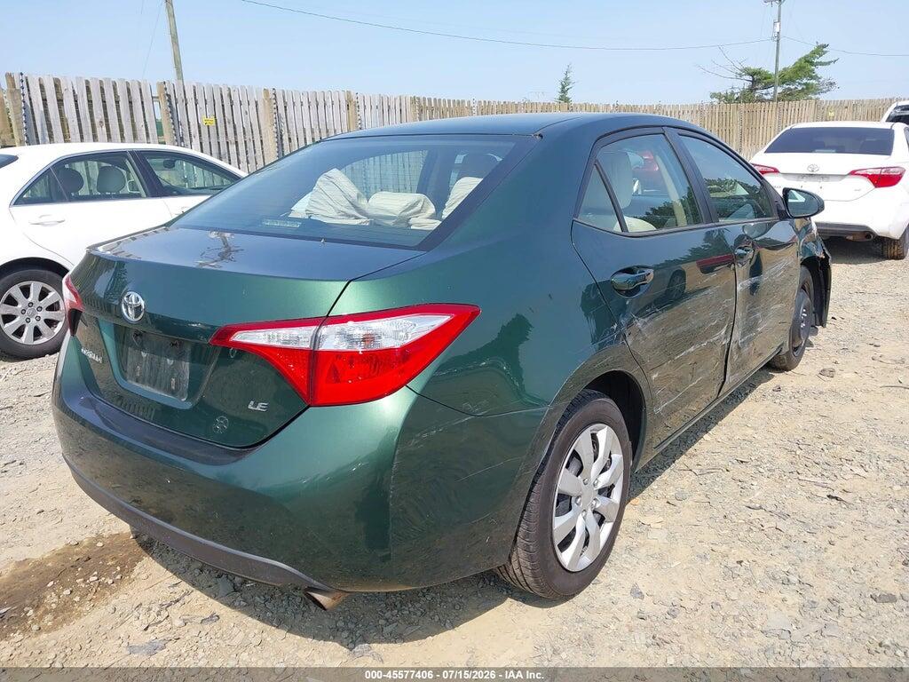 2T1BURHE4FC321412 2015 TOYOTA COROLLA photo no. 4