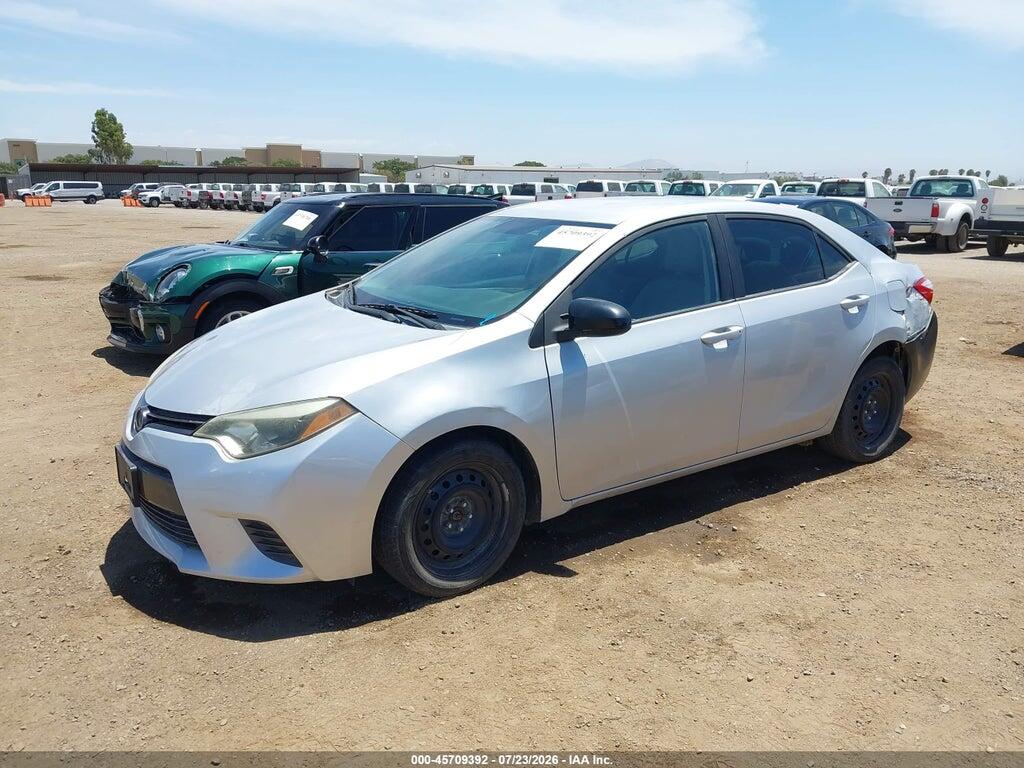 5YFBURHE2FP365280 2015 TOYOTA COROLLA photo no. 2