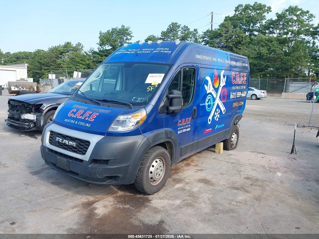 3C6TRVBG2KE518736 2019 RAM PROMASTER 1500 photo no. 2