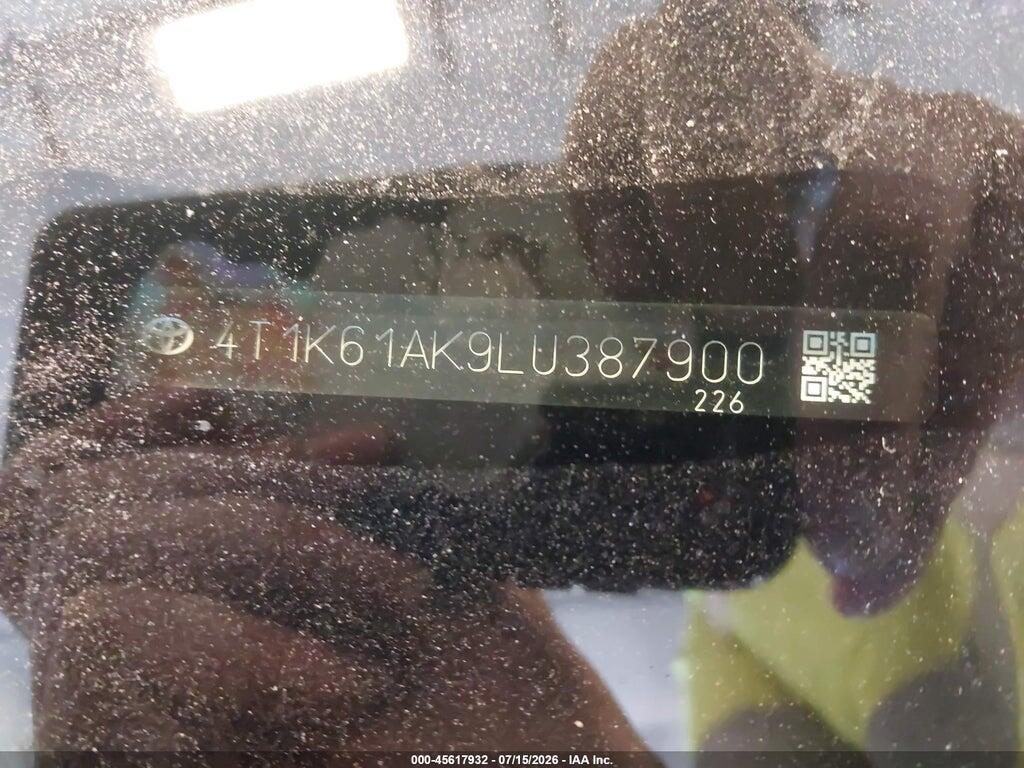 4T1K61AK9LU387900 2020 TOYOTA CAMRY photo no. 9