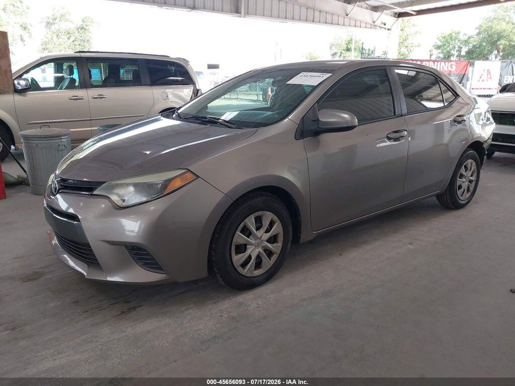 2T1BPRHE4FC289746 2015 TOYOTA COROLLA photo no. 2