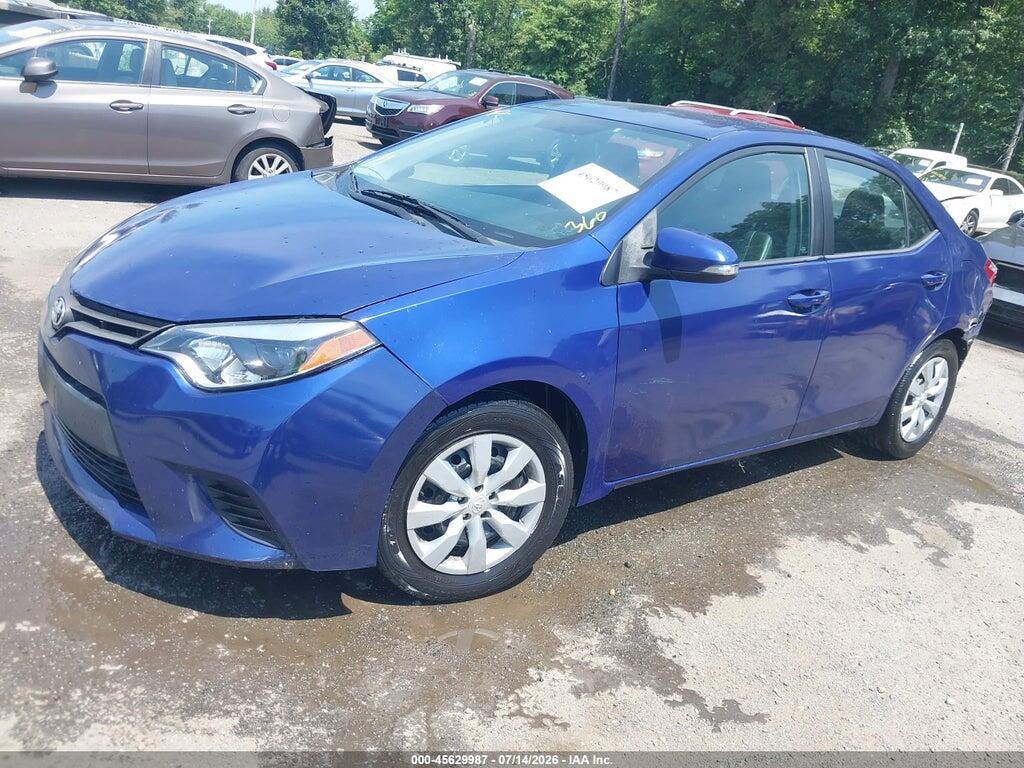2T1BURHE2FC398439 2015 TOYOTA COROLLA photo no. 2