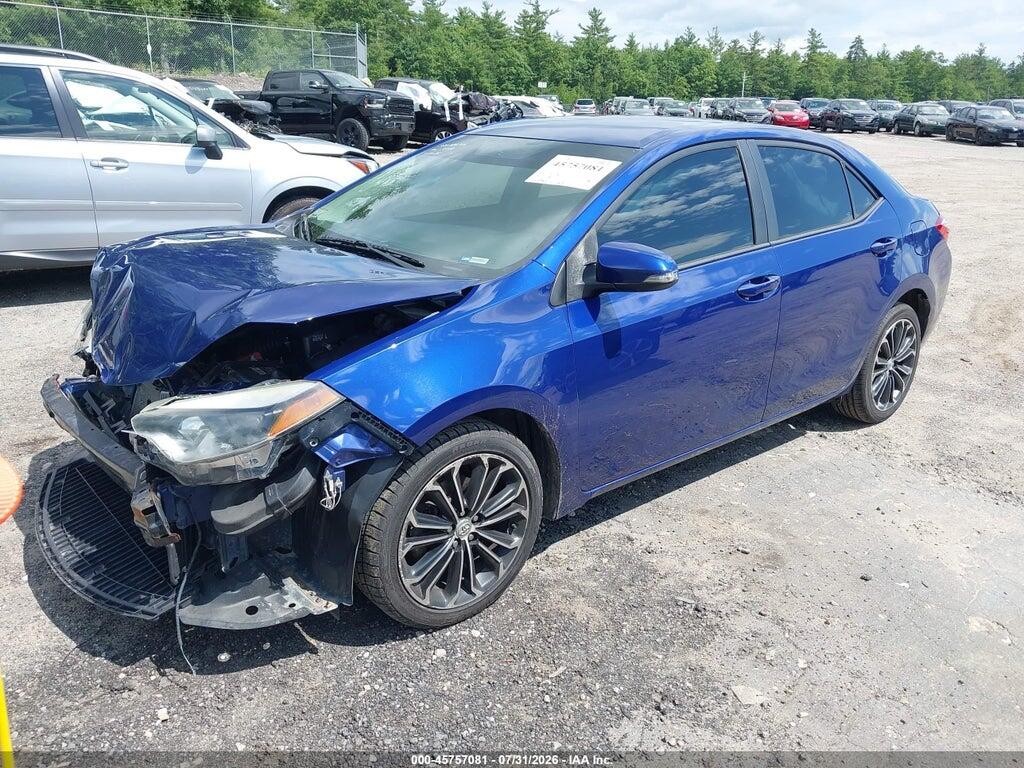 2T1BURHE0FC366914 2015 TOYOTA COROLLA photo no. 2