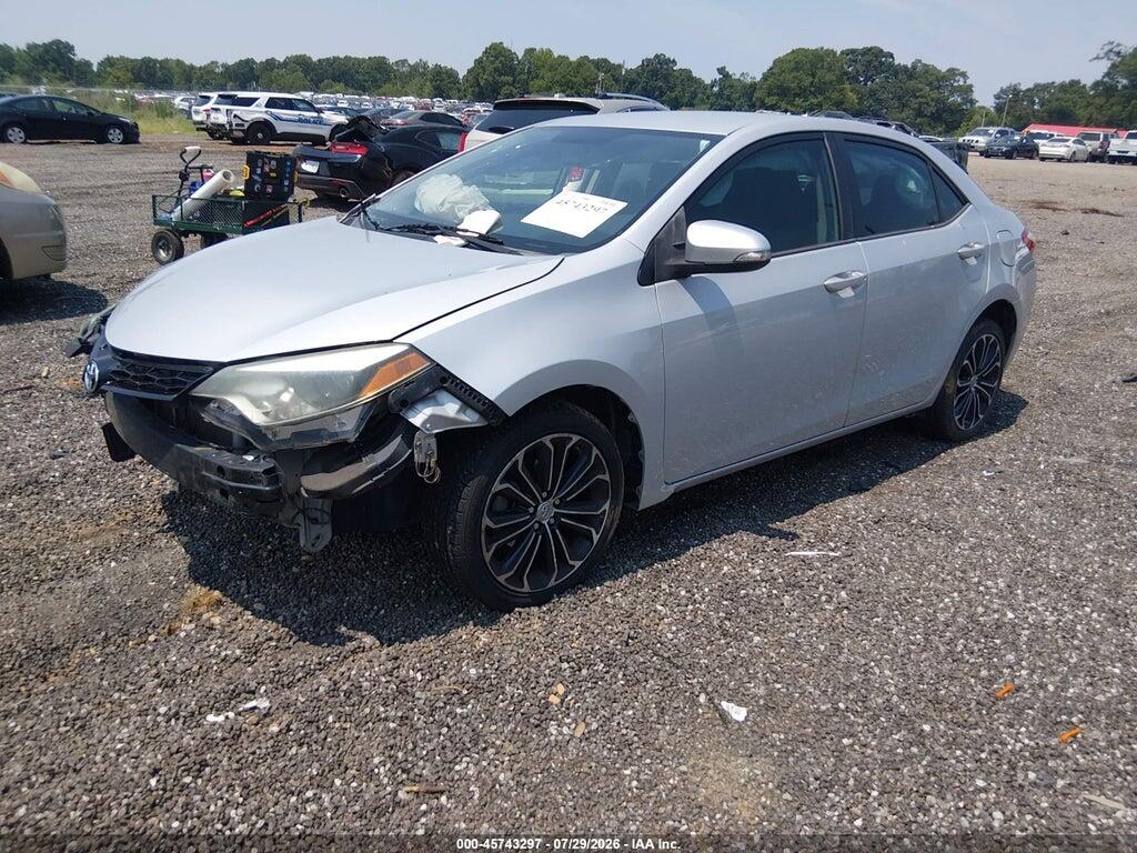 2T1BURHE6FC385046 2015 TOYOTA COROLLA photo no. 2