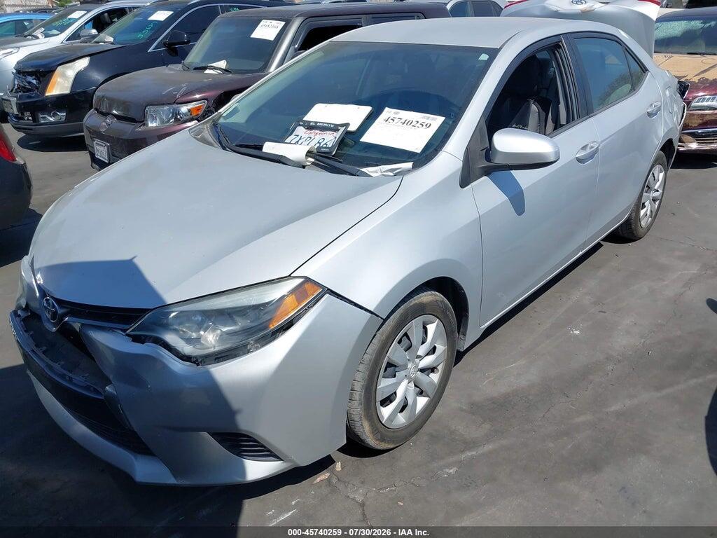 2T1BURHE7FC417387 2015 TOYOTA COROLLA photo no. 2