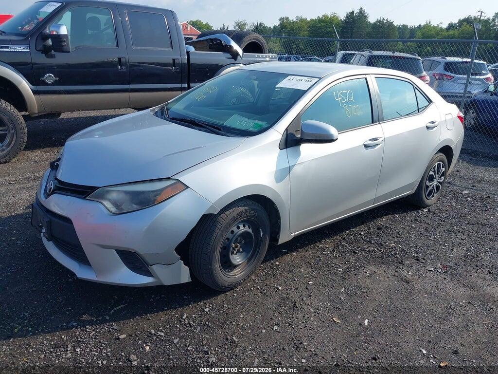 2T1BURHE2FC346115 2015 TOYOTA COROLLA photo no. 2