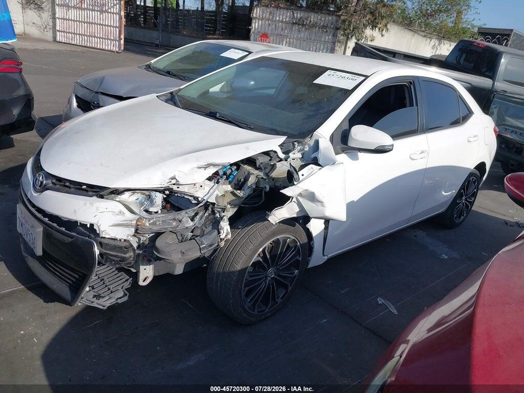 5YFBURHE7FP328127 2015 TOYOTA COROLLA photo no. 2