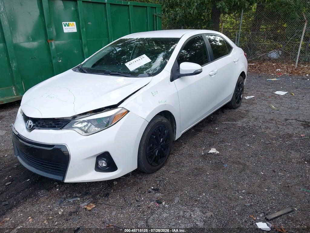 2T1BURHE4FC302908 2015 TOYOTA COROLLA photo no. 2