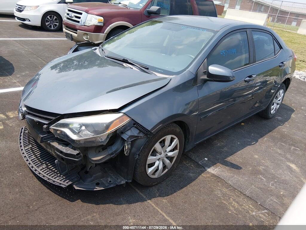 5YFBURHE5FP352037 2015 TOYOTA COROLLA photo no. 2