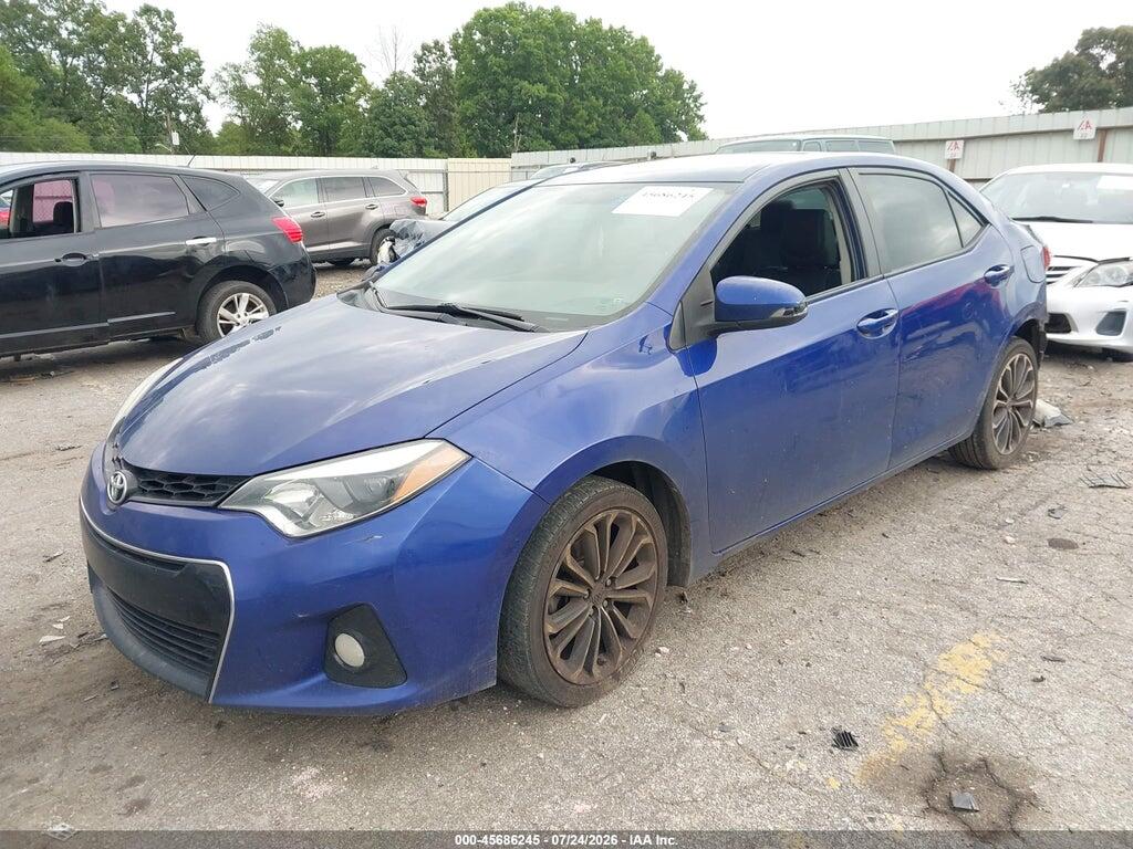 2T1BURHE2FC405311 2015 TOYOTA COROLLA photo no. 2