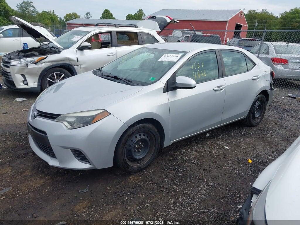 2T1BURHE0FC301559 2015 TOYOTA COROLLA photo no. 2