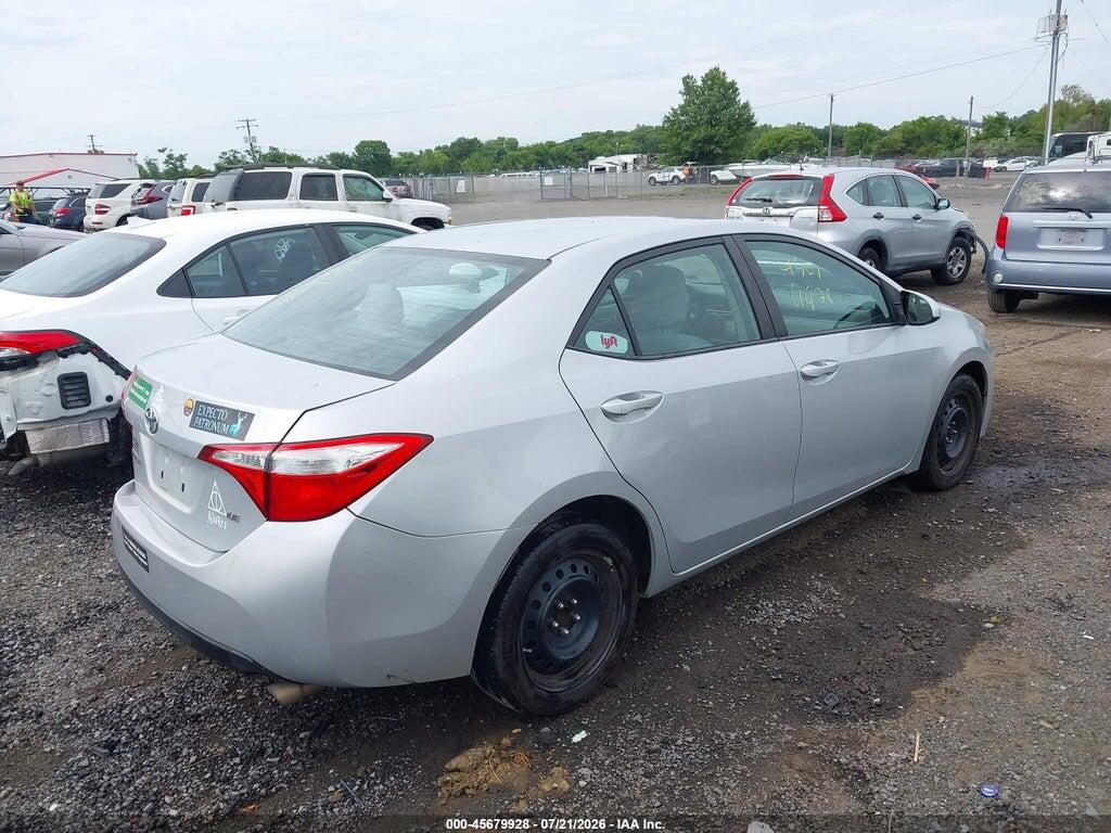 2T1BURHE0FC301559 2015 TOYOTA COROLLA photo no. 4