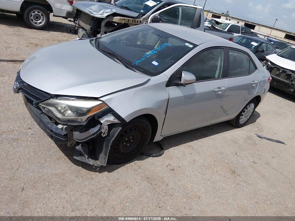 5YFBURHE6FP293547 2015 TOYOTA COROLLA photo no. 2