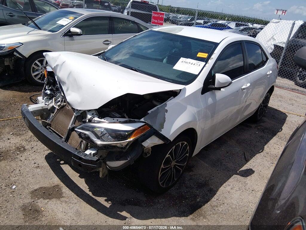 5YFBURHE7FP285456 2015 TOYOTA COROLLA photo no. 2