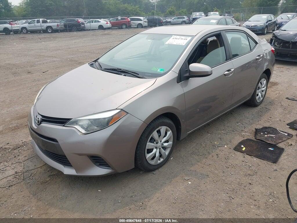 2T1BURHE7FC454715 2015 TOYOTA COROLLA photo no. 2