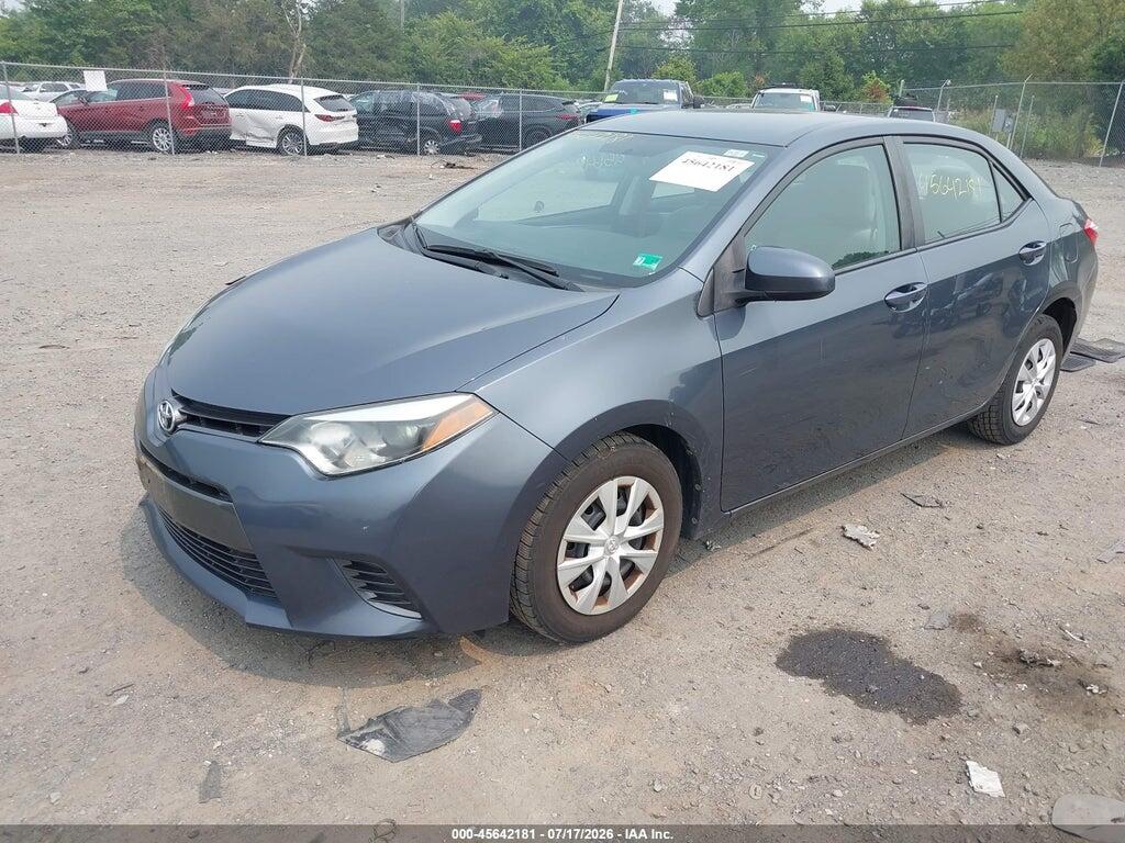 2T1BPRHE4FC268525 2015 TOYOTA COROLLA photo no. 2