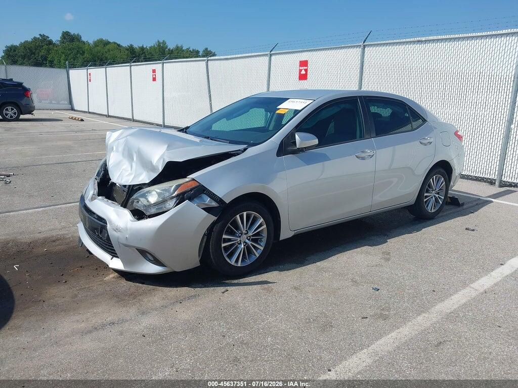 5YFBURHE8FP229462 2015 TOYOTA COROLLA photo no. 2