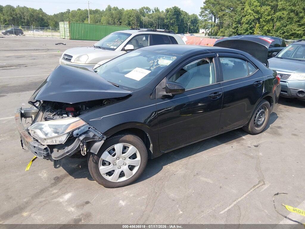 2T1BURHE8FC243992 2015 TOYOTA COROLLA photo no. 2