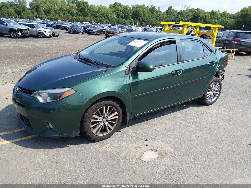 2T1BURHE3FC255497 2015 TOYOTA COROLLA photo no. 2