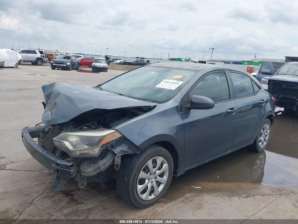 5YFBURHE2FP346230 2015 TOYOTA COROLLA photo no. 2