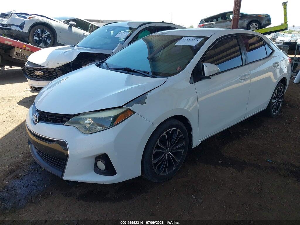5YFBURHE1FP352021 2015 TOYOTA COROLLA photo no. 2