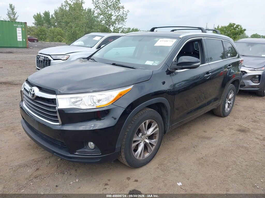 5TDKKRFH3FS086625 2015 TOYOTA HIGHLANDER photo no. 2