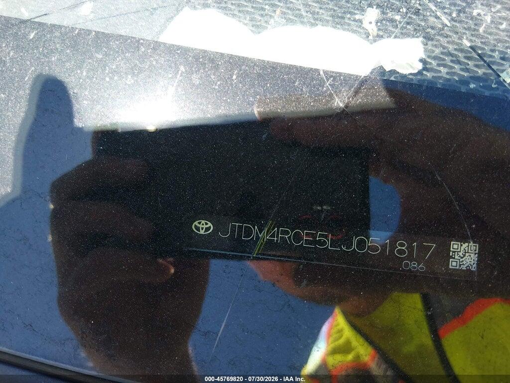 JTDM4RCE5LJ051817 2020 TOYOTA COROLLA photo no. 9