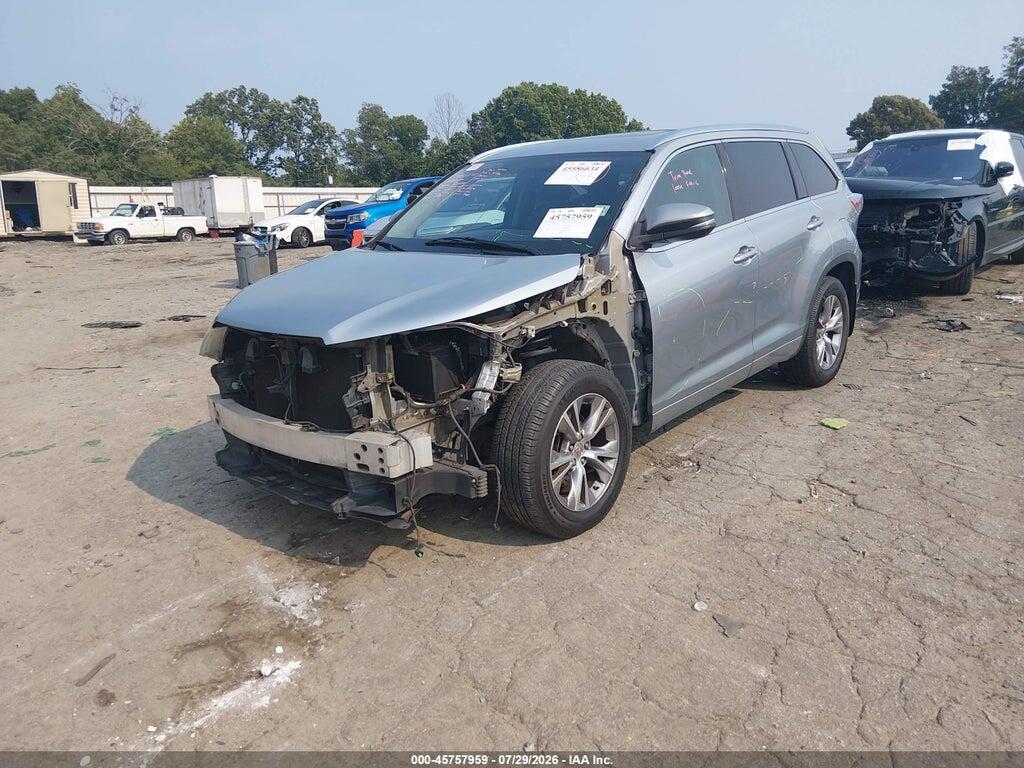 5TDJKRFH2FS093917 2015 TOYOTA HIGHLANDER photo no. 2