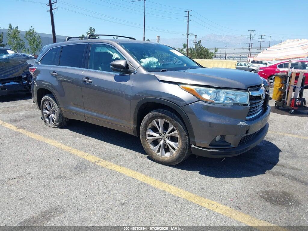 5TDZKRFH5FS050207 2015 TOYOTA HIGHLANDER photo no. 1