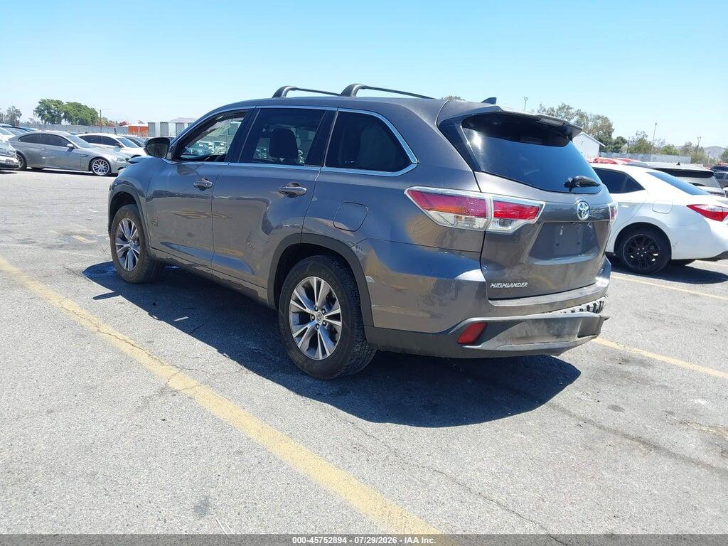 5TDZKRFH5FS050207 2015 TOYOTA HIGHLANDER photo no. 3